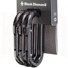 Mosqueton Black Diamond OVAL 3-Pack