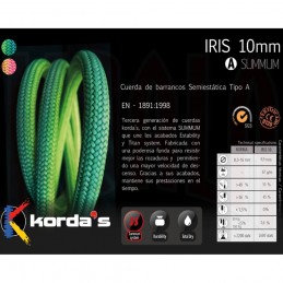 Cuerda Barrancos Korda's IRIS 10mm