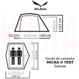 Tienda de campaña MICRA II TENT Salewa