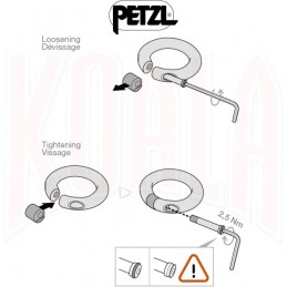 Mosqueton semicircular multidireccional OMNI TRIACT-Lock Petzl 