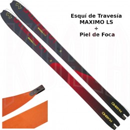 Esquí de travesía MAXIMO 90 LS + PIEL de FOCA LaSportiva by SkyTrab