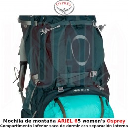 Mochila de montaña ARIEL 65 women's Osprey