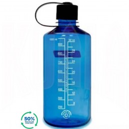 Botella de agua 50% reciclado SUSTAIN BOCA ESTRECHA 1litro Nalgene