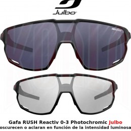 Gafa de bike y montaña RUSH Reactiv 0-3 Photochromic Julbo