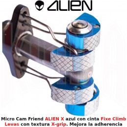 Micro Cam Friend ALIEN X azul con cinta Fixe Climb