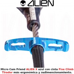 Micro Cam Friend ALIEN X azul con cinta Fixe Climb