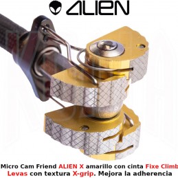Micro Cam Friend ALIEN X amarillo con cinta Fixe Climb