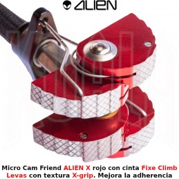 Micro Cam Friend ALIEN X rojo con cinta Fixe Climb