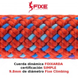 Cuerda escalada FOIXARDA 9.8mm 70mts. Fixe Climbing
