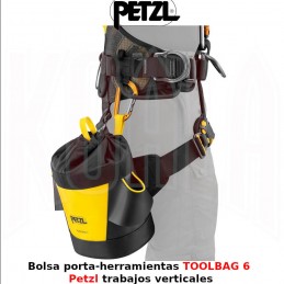 Bolsa portaherramientas TOOLBAG 6 Petzl trabajos verticales