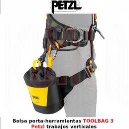 Bolsa portaherramientas TOOLBAG 3 Petzl trabajos verticales