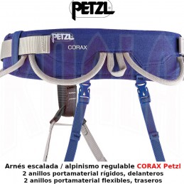 Arnés escalada / alpinismo regulable CORAX Petzl