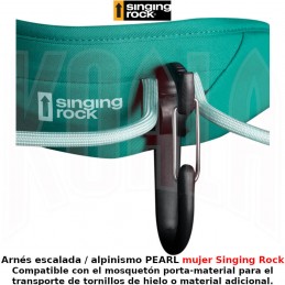 Arnés escalada / alpinismo regulable PEARL mujer Singing Rock 2024