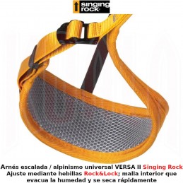 Arnés escalada / alpinismo regulable VERSA II Singing Rock 2024