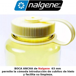 Botella de agua 50% reciclado SUSTAIN BOCA ANCHA 500 Nalgene