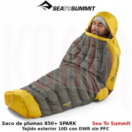 Saco de plumas 850+ SPARK 7ºC SeaToSummit