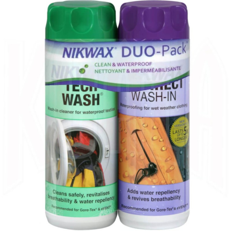 Pack lavado e impermeabilizante TECH WASH + TX DIRECT Nikwax Pack lavado e impermeabilizante TECH WASH + TX DIRECT Nikwax
