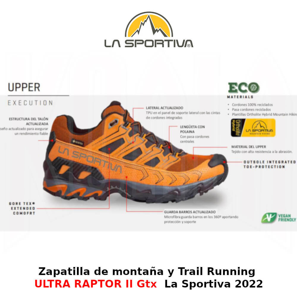 Zapatilla de montaña / trail running ULTRA RAPTOR II Gtx La Sportiva