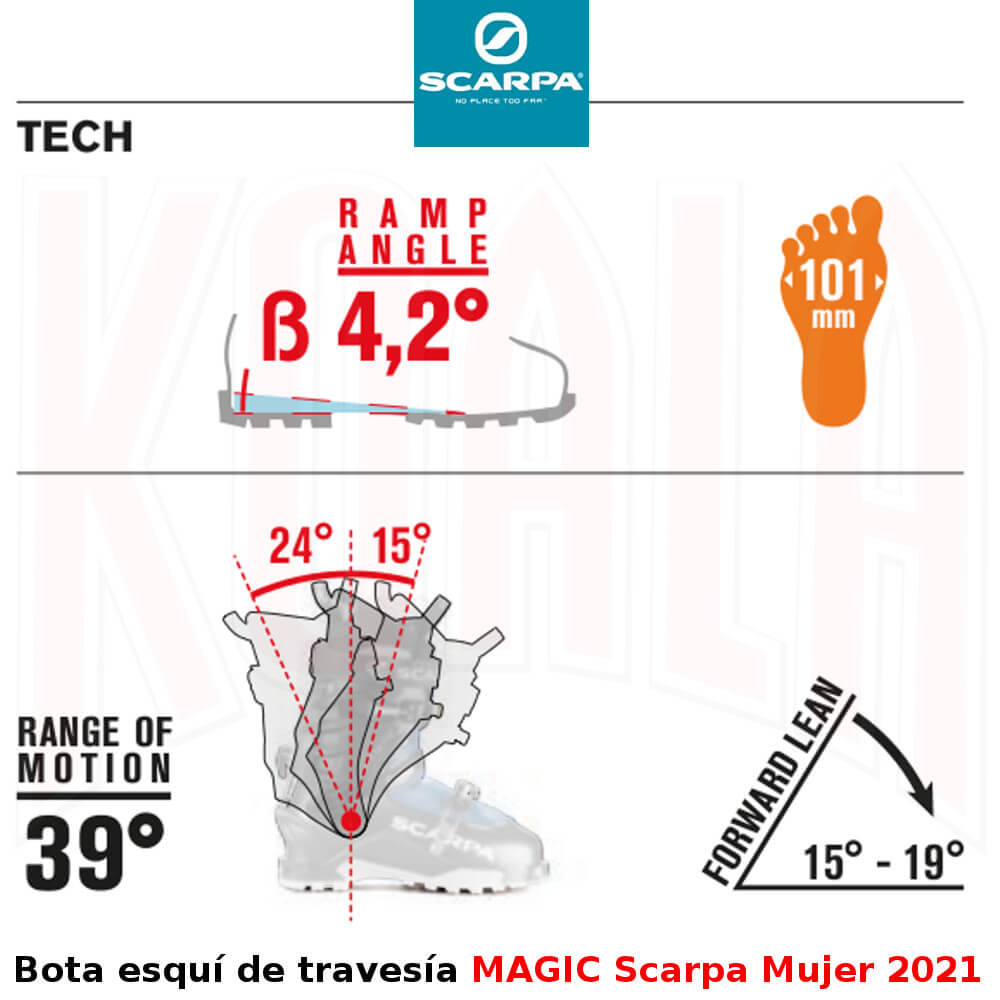 Bota esquí de travesía MAGIC Scarpa Mujer 2021